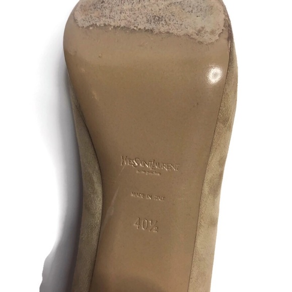 Yves Saint Laurent Palais Platform Peep Toe Heels - Picture 6 of 8